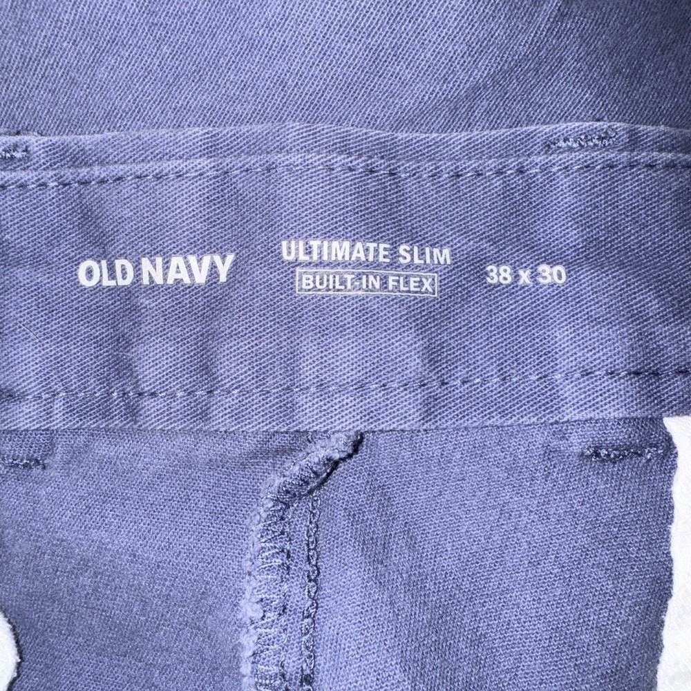 Old Navy Pants Men's Size 38x30 Ultimate Slim Blue Casual Pants - Picture 6 of 6